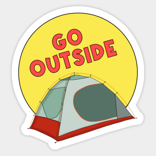 Go Outside Sticker